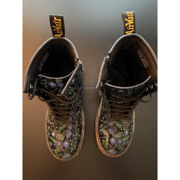 Dr Martens‎ 1460 Pascal Mystic Floral Combat Boots Women US 5 Black Dark Gothic - Picture 6 of 11